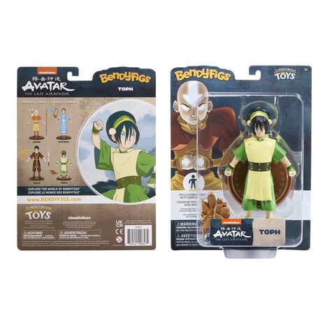 The Noble Collection Avatar The Last Airbender Bendyfigs Bendable Figure Toph 17 cm