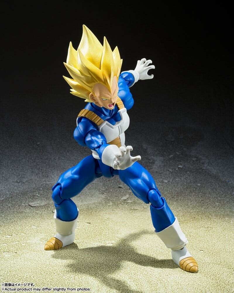 Tamashii Nations Dragon Ball Z S.H. Figuarts Action Figure Super Saiyan Vegeta (Awakened Super Saiyan Blood) 14 cm Tamashii Nations Dragon Ball Z S.H. Figuarts Action Figure Super Saiyan Vegeta (Awakened Super Saiyan Blood) 14 cm