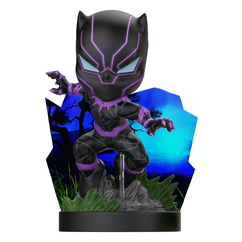 The Loyal Subjects Marvel Superama Mini Diorama Black Panther (Kinetic Energy) SDCC Exclusive 10 cm The Loyal Subjects Marvel Superama Mini Diorama Black Panther (Kinetic Energy) SDCC Exclusive 10 cm