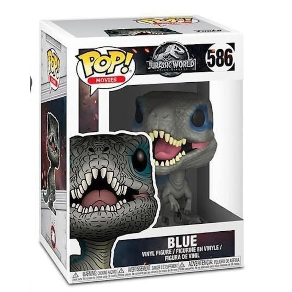 Funko Jurrasic World 2 POP! Movies Vinyl Figure Blue (New Pose) #586 Funko Jurrasic World 2 POP! Movies Vinyl Figure Blue (New Pose) #586