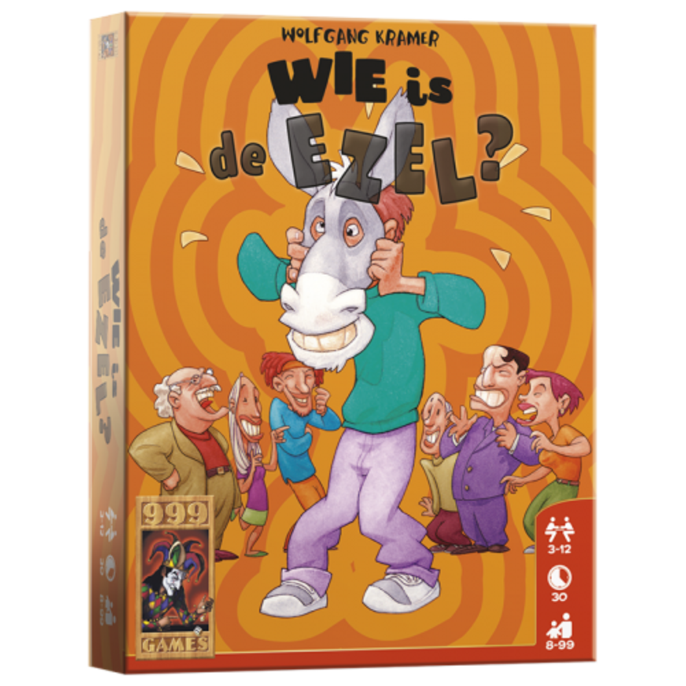 999 Games Wie is de Ezel? Kaartspel 999 Games Wie is de Ezel? Kaartspel