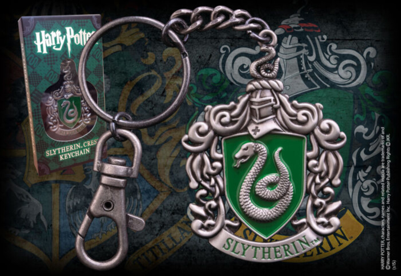 The Noble Collection Harry Potter Metalen Sleutelhanger Slytherin 5 cm The Noble Collection Harry Potter Metalen Sleutelhanger Slytherin 5 cm