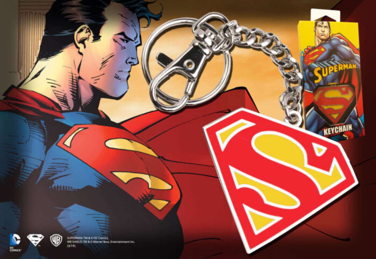 The Noble Collection Superman Metalen Sleutelhanger The Noble Collection Superman Metalen Sleutelhanger