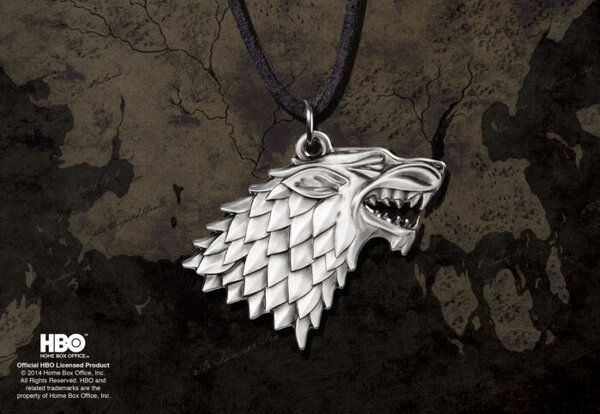 The Noble Collection Game of Thrones Ketting Stark Sigil Costume The Noble Collection Game of Thrones Ketting Stark Sigil Costume
