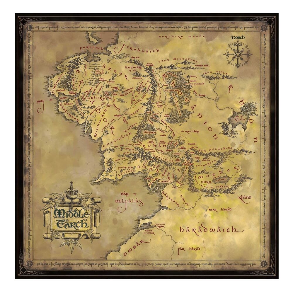 The Noble Collection Lord of the Rings Jigsaw Puzzle Middle Earth (1000 pieces) The Noble Collection Lord of the Rings Jigsaw Puzzle Middle Earth (1000 pieces)