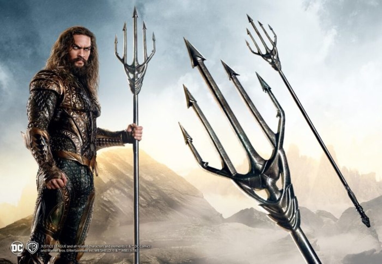 The Noble Collection Justice League Prop Réplique 1/1 Aquaman Trident 186 cm The Noble Collection Justice League Prop Réplique 1/1 Aquaman Trident 186 cm