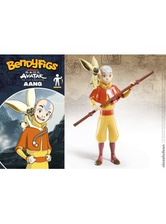 The Noble Collection Avatar The Last Airbender Bendyfigs Bendable Figure Aang 18 cm