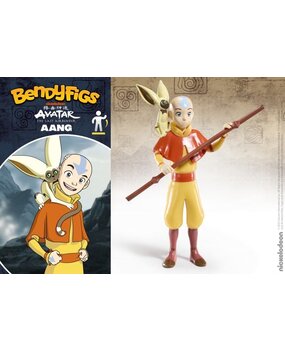 The Noble Collection Avatar The Last Airbender Bendyfigs Bendable Figure Aang 18 cm