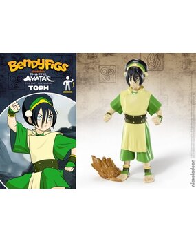 The Noble Collection Avatar The Last Airbender Bendyfigs Bendable Figure Toph 17 cm
