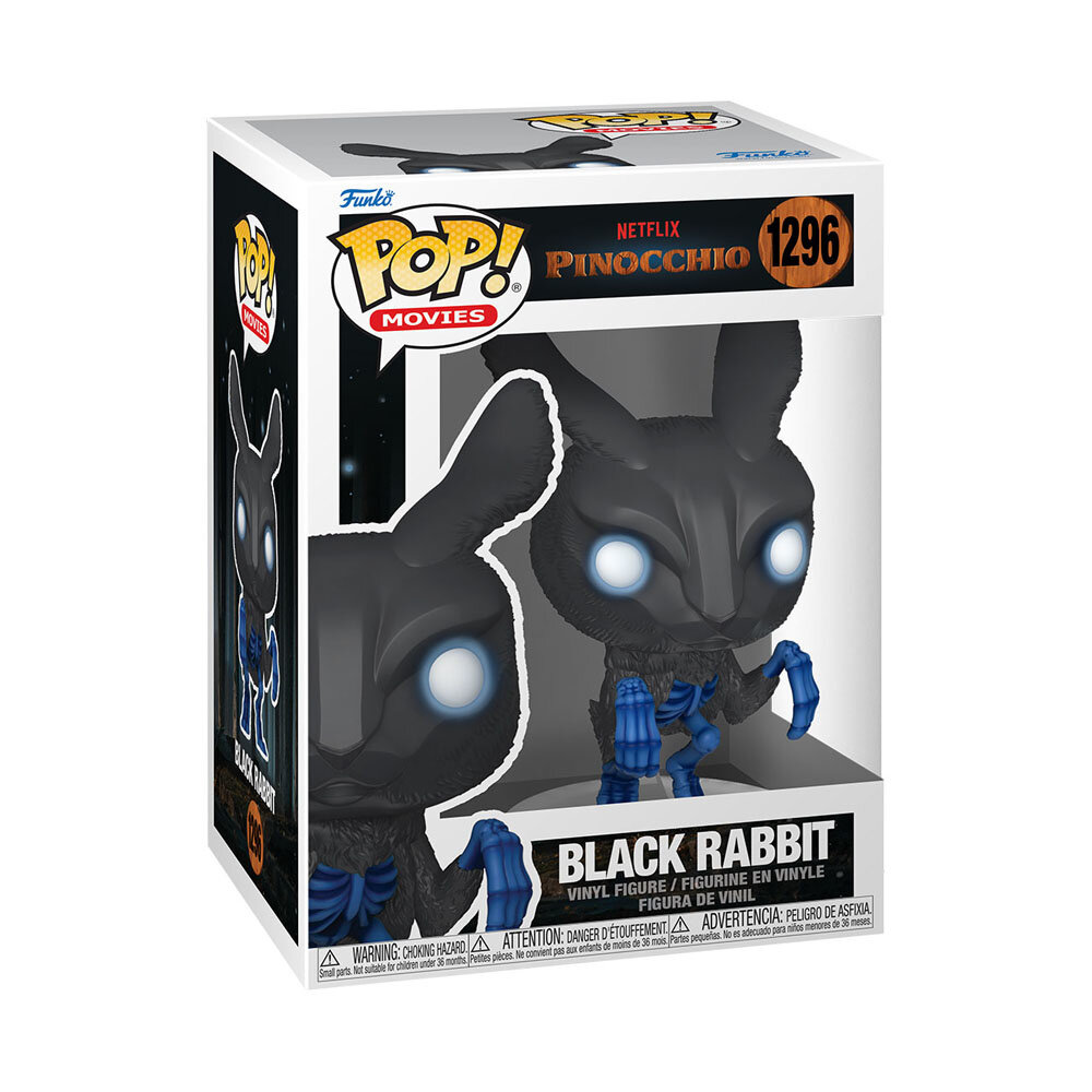 Funko Pinocchio POP! Movies Vinyl Figure Black Rabbit #1296 Funko Pinocchio POP! Movies Vinyl Figure Black Rabbit #1296