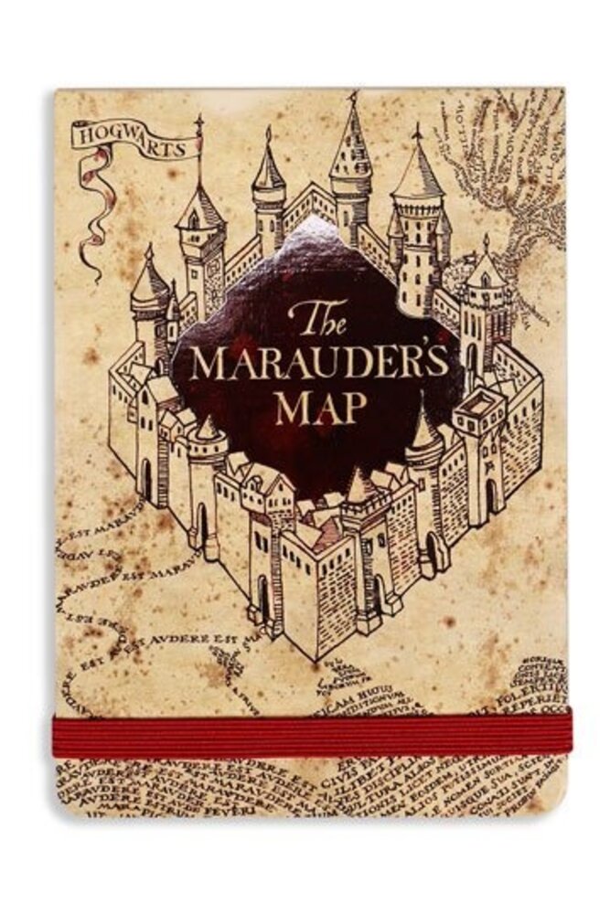 Half Moon Bay Harry Potter Mini Notebook Marauder's Map Half Moon Bay Harry Potter Mini Notebook Marauder's Map