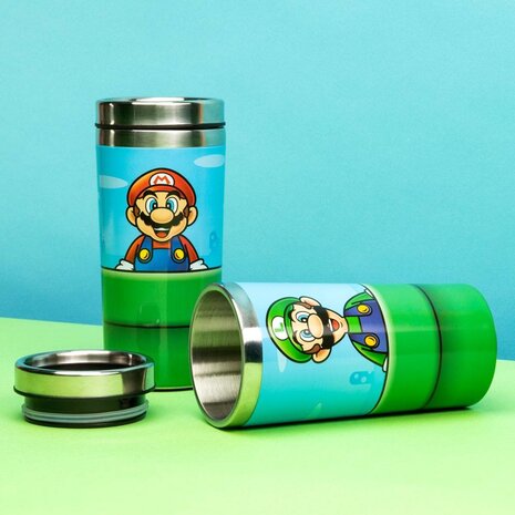 Vintage Nintendo Super Mario Bros. Aladdin Plastic Drinking