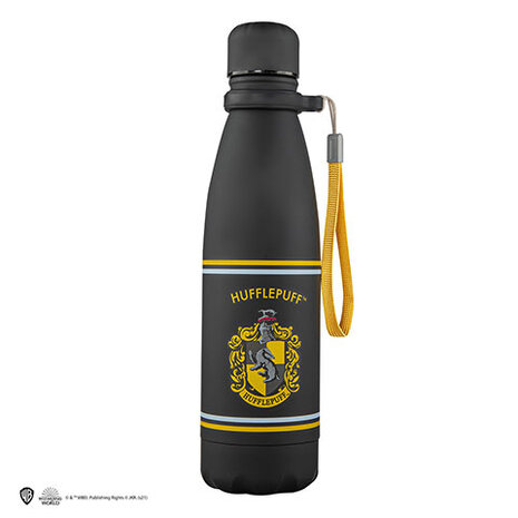 Cinereplicas Harry Potter Metalen Waterfles Zwart Hufflepuff Cinereplicas Harry Potter Metalen Waterfles Zwart Hufflepuff
