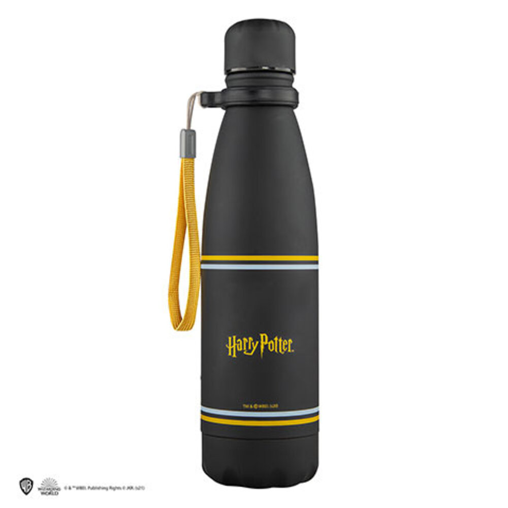 Cinereplicas Harry Potter Metal Water Bottle Black Hufflepuff Cinereplicas Harry Potter Metal Water Bottle Black Hufflepuff