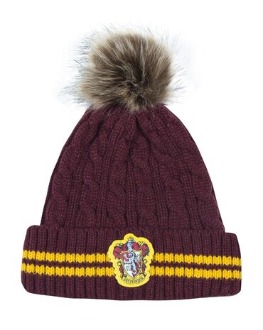 Cinereplicas Harry Potter Muts met Pompon Gryffindor Cinereplicas Harry Potter Muts met Pompon Gryffindor