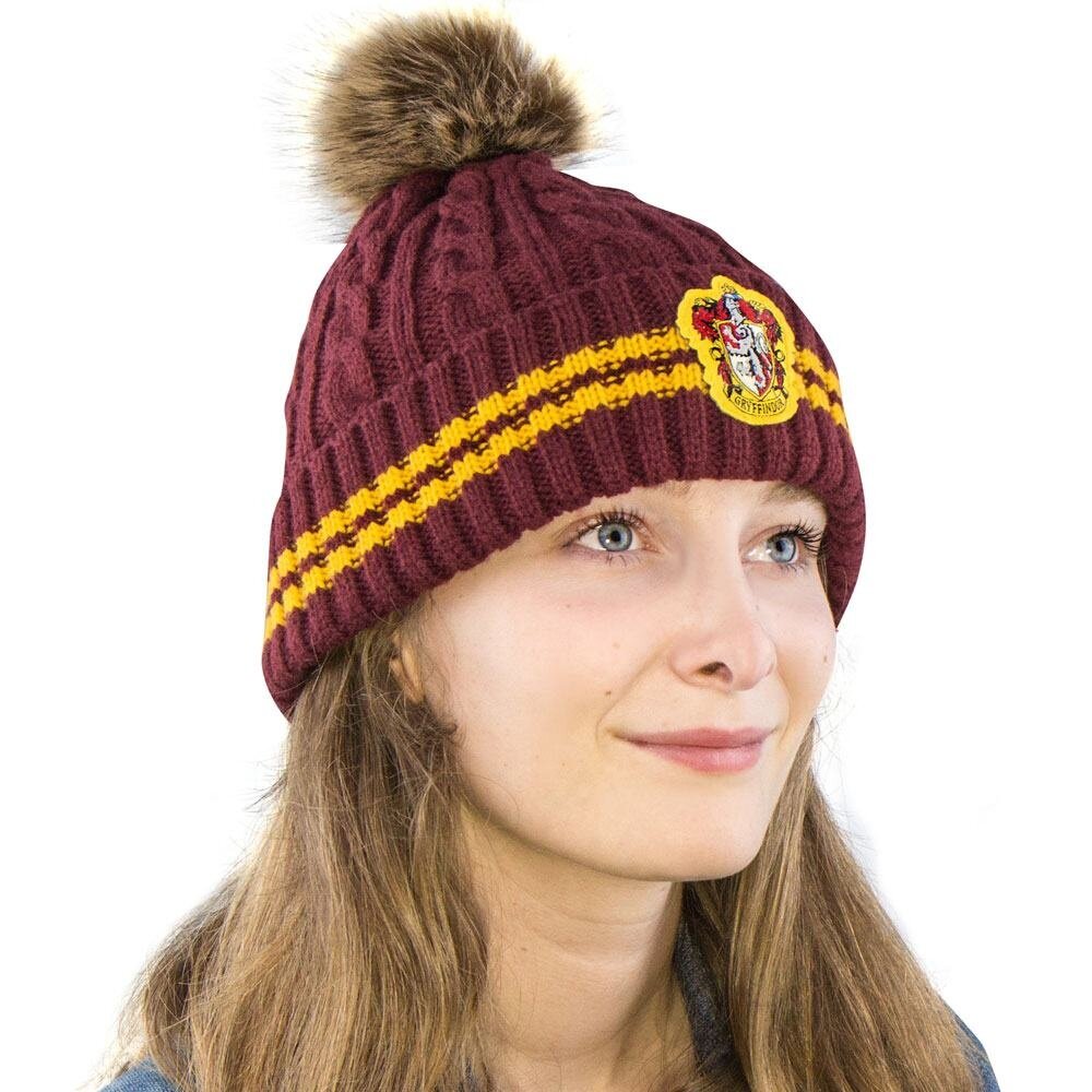 Cinereplicas Harry Potter Muts met Pompon Gryffindor Cinereplicas Harry Potter Muts met Pompon Gryffindor