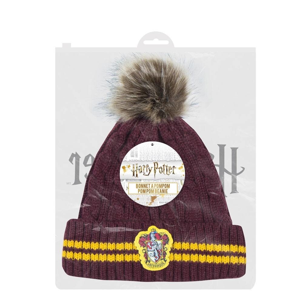 Cinereplicas Harry Potter Muts met Pompon Gryffindor Cinereplicas Harry Potter Muts met Pompon Gryffindor