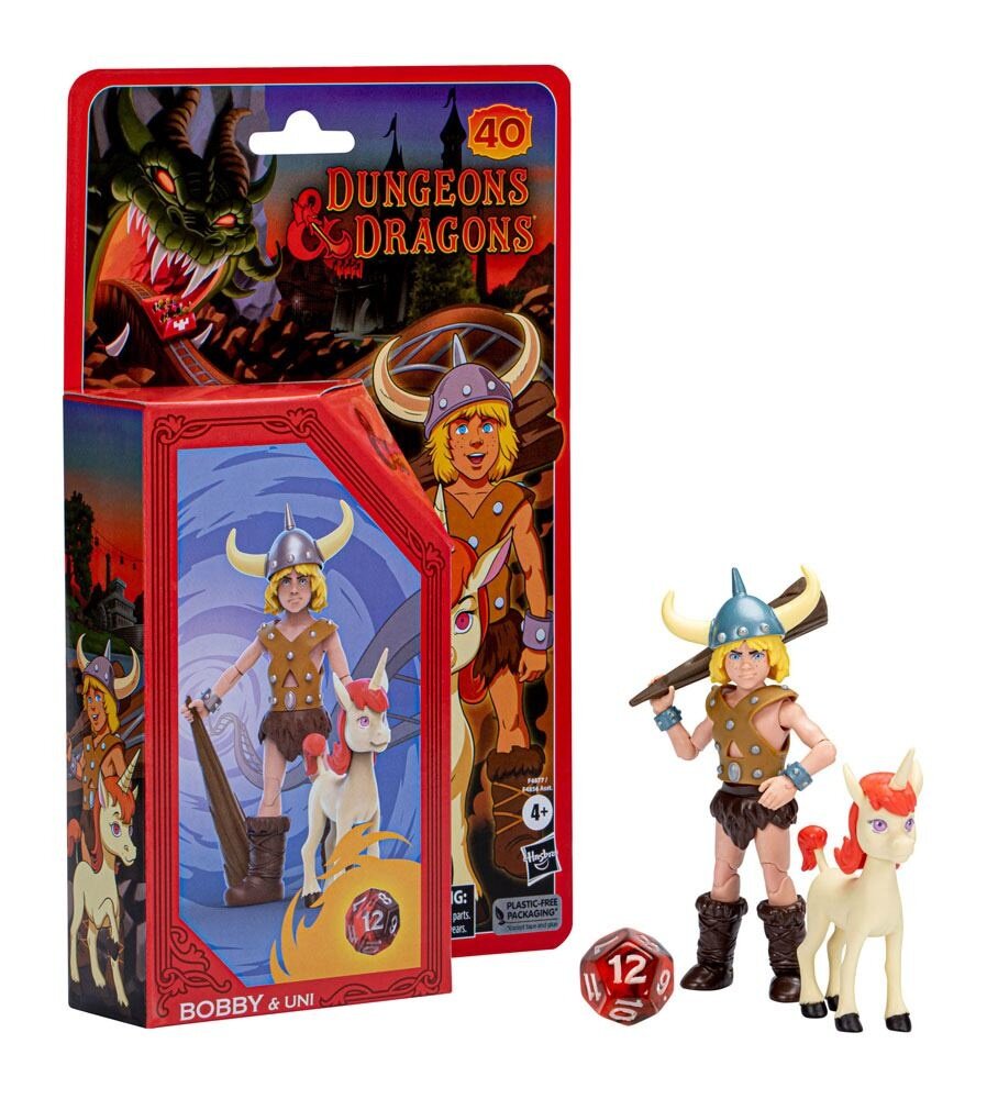 Hasbro Dungeons & Dragons Figures Bobby & Uni 15 cm Hasbro Dungeons & Dragons Figures Bobby & Uni 15 cm