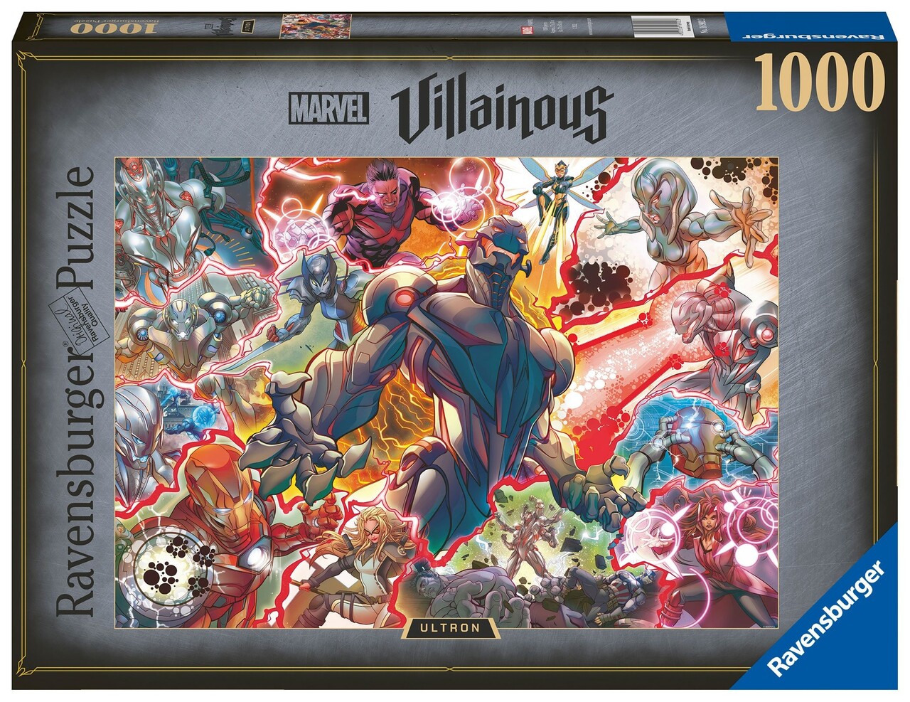 Ravensburger Marvel Villainous Puzzel Ultron (1000 stukken) Ravensburger Marvel Villainous Puzzel Ultron (1000 stukken)