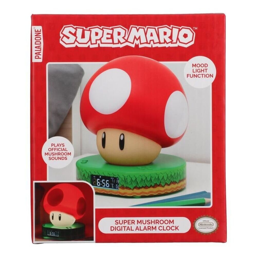 Paladone Super Mario Super Mushroom Alarmklok 12 cm Paladone Super Mario Super Mushroom Alarmklok 12 cm