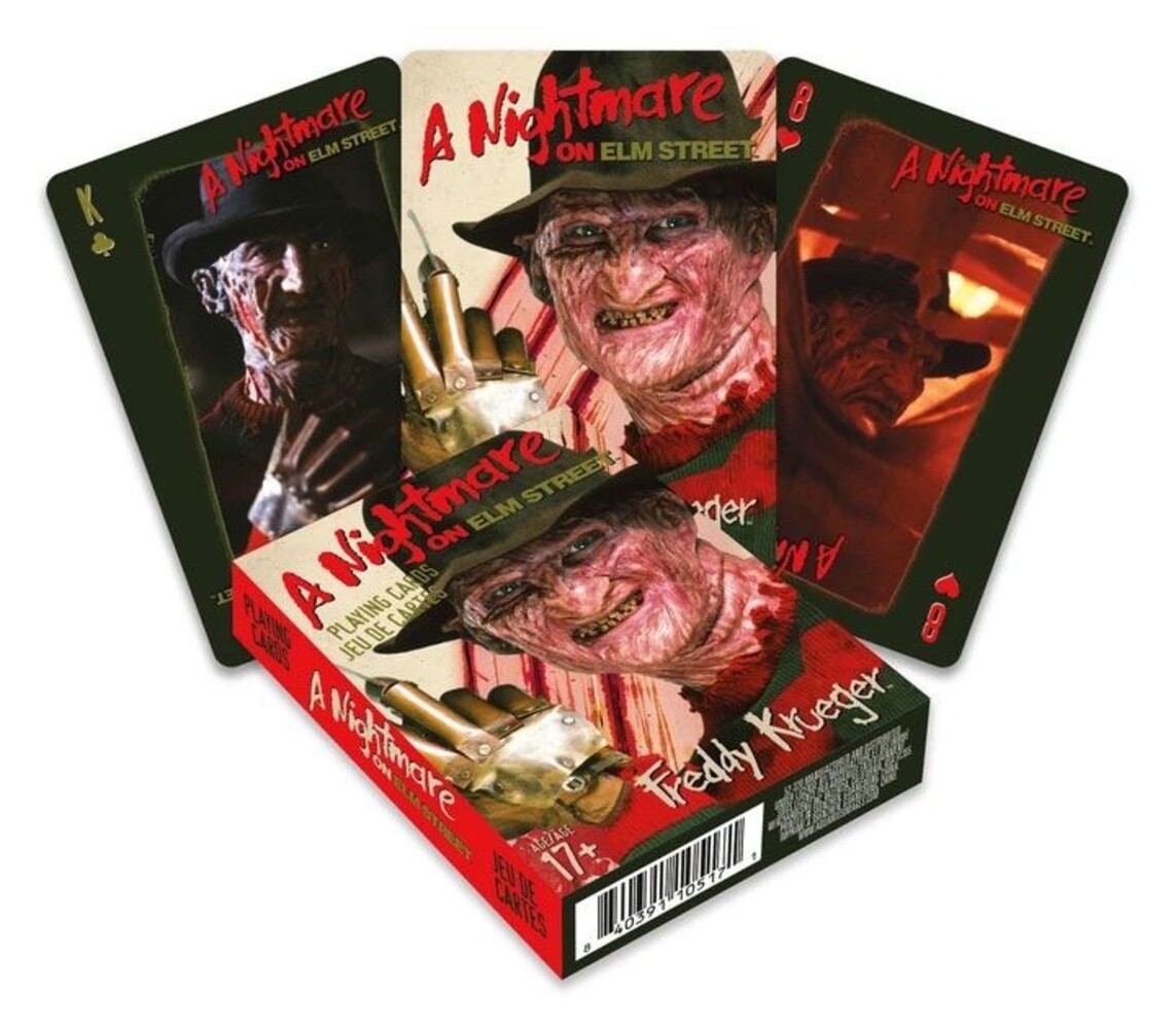 Aquarius Nightmare on Elm Street Playing Cards Freddy