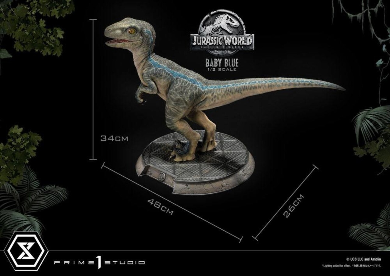 Prime 1 Studio Jurassic World: Fallen Kingdom Prime Collectibles Statue 1/2 Baby Blue 34 cm Prime 1 Studio Jurassic World: Fallen Kingdom Prime Collectibles Statue 1/2 Baby Blue 34 cm