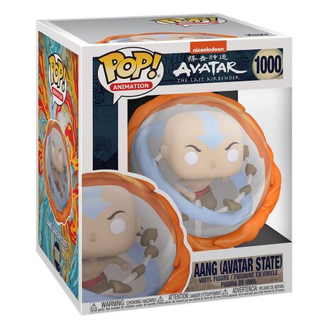 Funko Avatar The Last Airbender Oversized POP! Vinyl Figure Aang All Elements #1000
