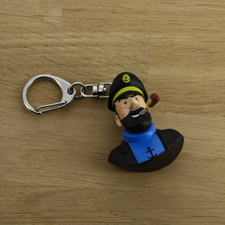 Tintinimaginatio Tintin PVC Porte-Clés Buste Haddock