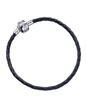 The Carat Shop Harry Potter Zwart Lederen Charm Armband L The Carat Shop Harry Potter Zwart Lederen Charm Armband L