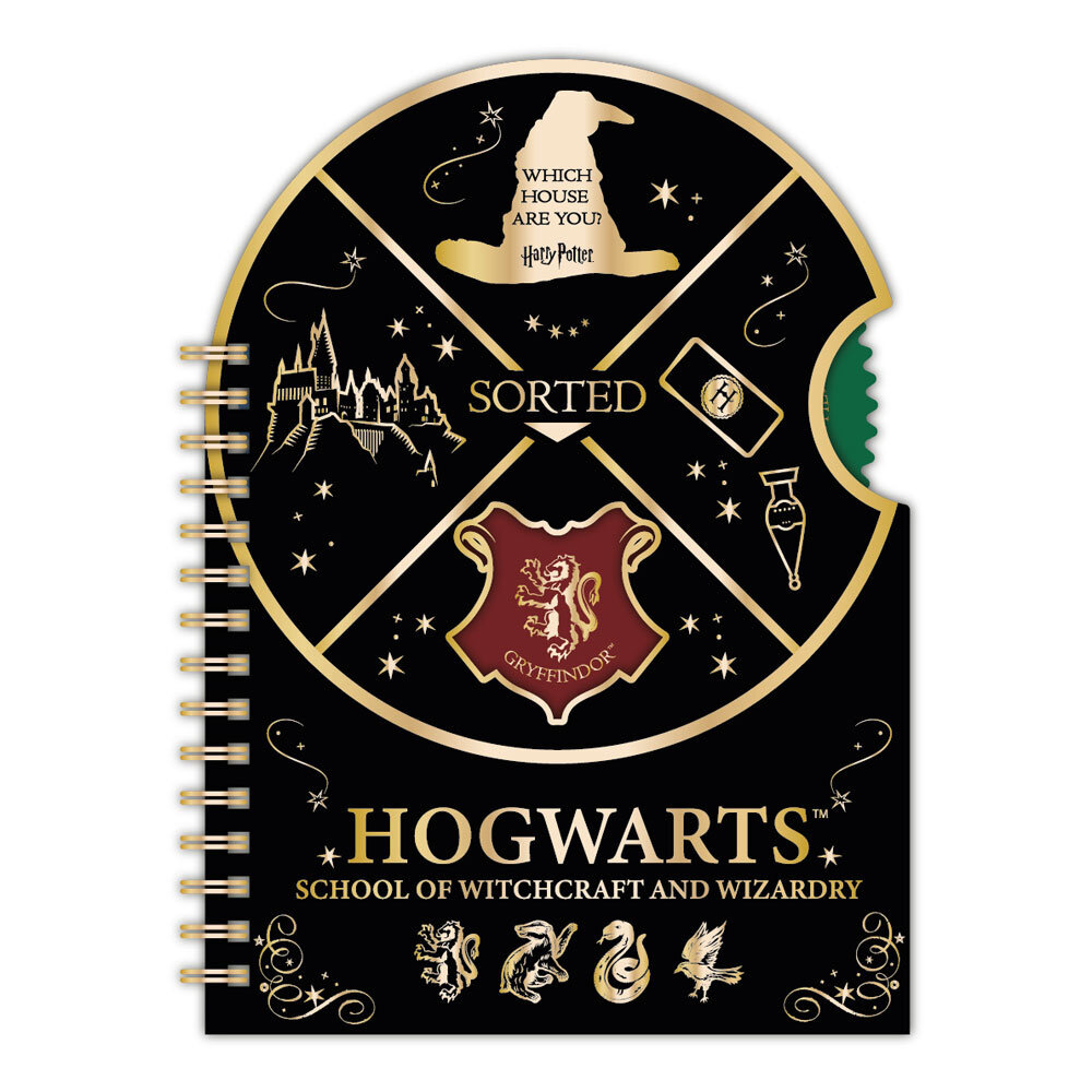 Blue Sky Studios Harry Potter Spinner Notebook Hogwarts