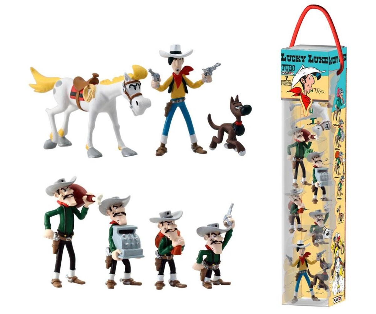 Plastoy Lucky Luke Mini Figure 7-Pack Characters 4 - 10 cm Plastoy Lucky Luke Mini Figure 7-Pack Characters 4 - 10 cm