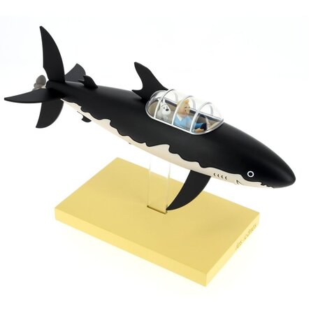 Tintinimaginatio Tintin Statue Shark Submarine 16 cm Tintinimaginatio Tintin Statue Shark Submarine 16 cm