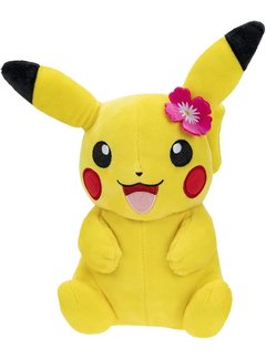 Boti Pokémon Pikachu Rode Bloem Knuffel 20 cm