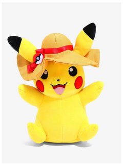 Boti Pokémon Pikachu met Hoed Knuffel 20 cm