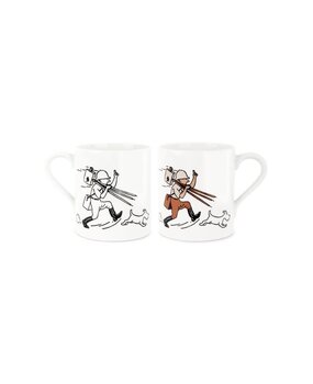Tintinimaginatio Tintin en Congo B&W Mug Tintinimaginatio Tintin en Congo B&W Mug