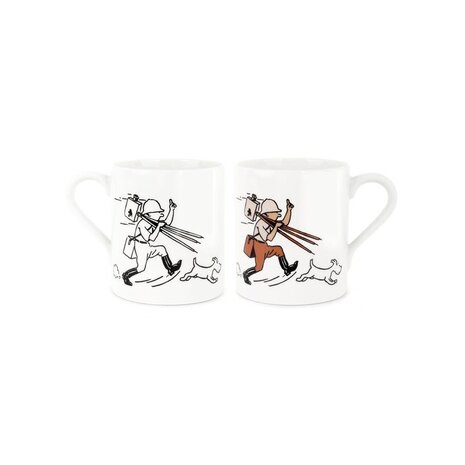 Tintinimaginatio Tintin in Congo B&W Mug Tintinimaginatio Tintin in Congo B&W Mug