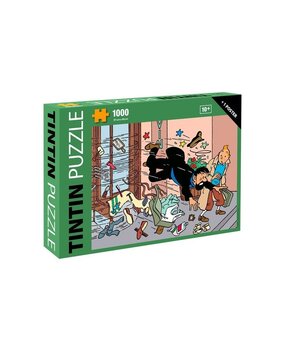 Tintinimaginatio Tintin & Haddock Chute Porte Tambour Puzzle + Poster (1000 pièces) Tintinimaginatio Tintin & Haddock Chute Porte Tambour Puzzle + Poster (1000 pièces)