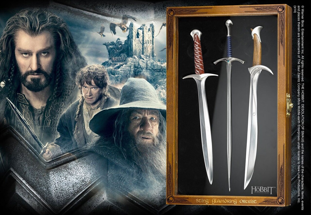 The Noble Collection The Hobbit Letter Opener Set (Sting, Glamdring, Orcrist) The Noble Collection The Hobbit Letter Opener Set (Sting, Glamdring, Orcrist)