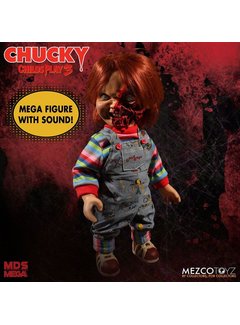 Mezco Toyz Child´s Play 3 Designer Series Talking Pizza Face Chucky 38 cm