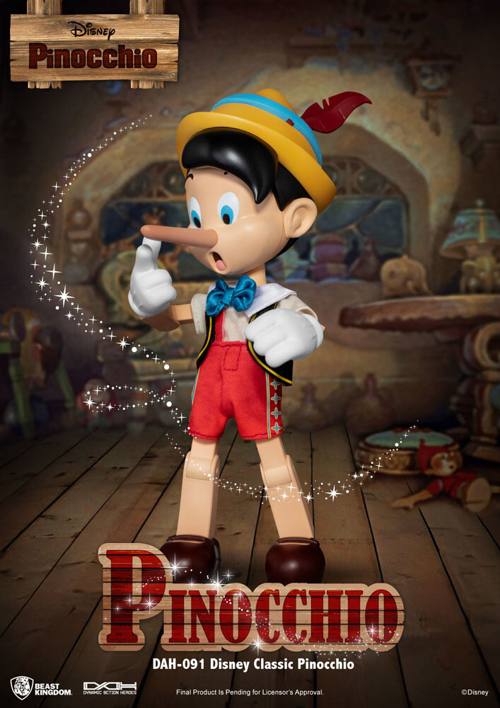 Beast Kingdom Disney Classic Dynamic 8ction Heroes Action Figure 1/9 Pinocchio 18 cm Beast Kingdom Disney Classic Dynamic 8ction Heroes Action Figure 1/9 Pinocchio 18 cm