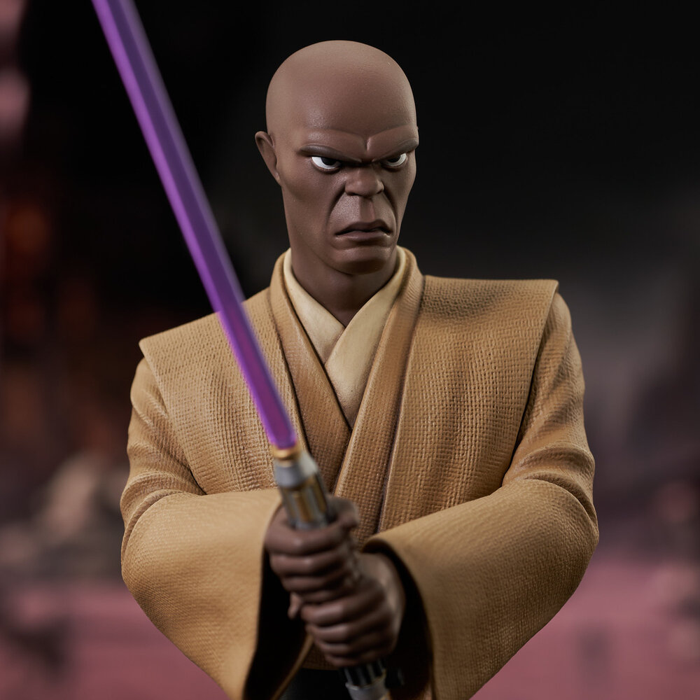 Gentle Giant Star Wars The Clone Wars Bust 1/7 Mace Windu 15 cm Gentle Giant Star Wars The Clone Wars Bust 1/7 Mace Windu 15 cm