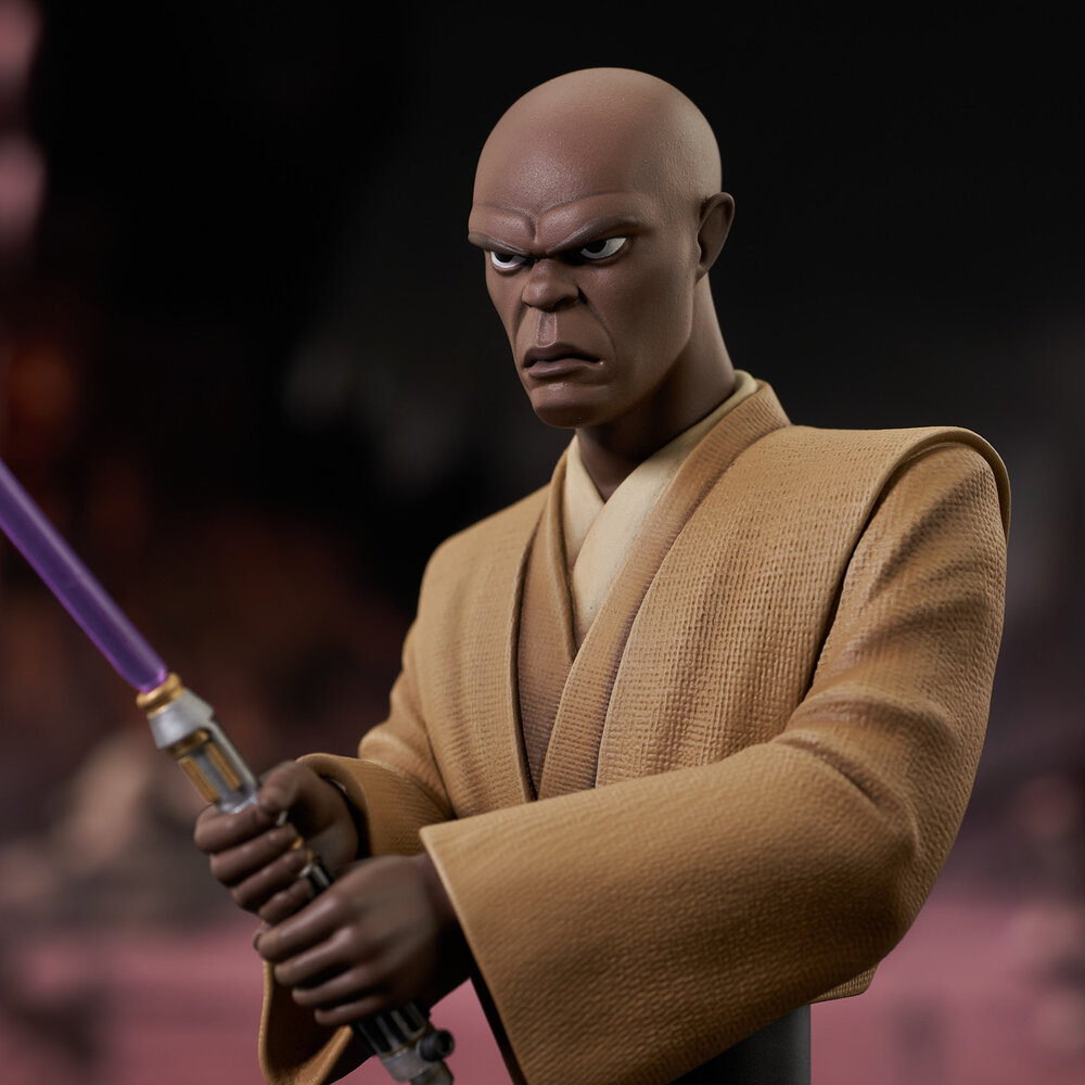 Gentle Giant Star Wars The Clone Wars Bust 1/7 Mace Windu 15 cm Gentle Giant Star Wars The Clone Wars Bust 1/7 Mace Windu 15 cm