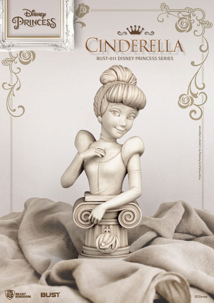 Beast Kingdom Assepoester Disney Princess Series PVC Bust Cinderella 15 cm Beast Kingdom Assepoester Disney Princess Series PVC Bust Cinderella 15 cm