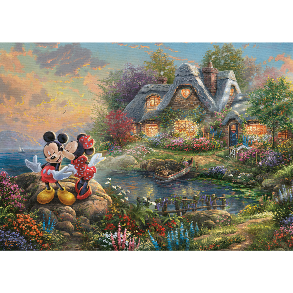 Schmidt Disney Dreams Jigsaw Puzzle Mickey and Minnie Sweetheart Cove (1000 pieces) Schmidt Disney Dreams Jigsaw Puzzle Mickey and Minnie Sweetheart Cove (1000 pieces)