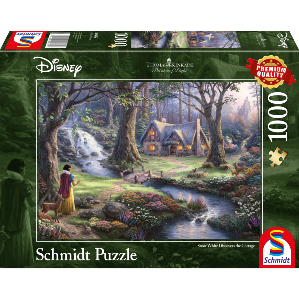 Schmidt Disney Dreams Puzzel Sneeuwwitje Ontdekt de Hut (1000 stukken) Schmidt Disney Dreams Puzzel Sneeuwwitje Ontdekt de Hut (1000 stukken)