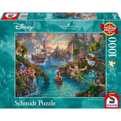 Schmidt Disney Dreams Puzzel Peter Pan's Never Land (1000 stukken) Schmidt Disney Dreams Puzzel Peter Pan's Never Land (1000 stukken)