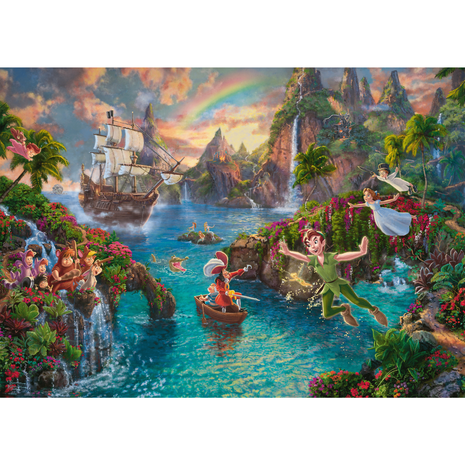 Schmidt Disney Dreams Puzzel Peter Pan's Never Land (1000 stukken) Schmidt Disney Dreams Puzzel Peter Pan's Never Land (1000 stukken)