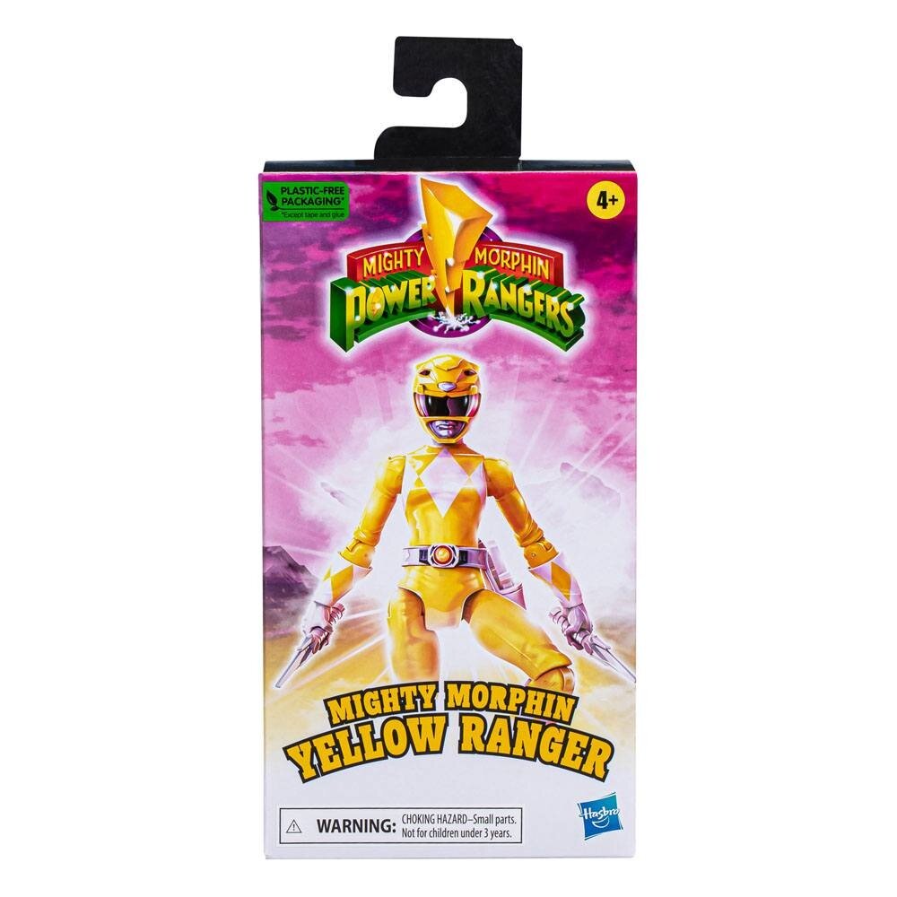 Hasbro Power Rangers Action Figure Mighty Morphin Yellow Ranger 15 cm Hasbro Power Rangers Action Figure Mighty Morphin Yellow Ranger 15 cm