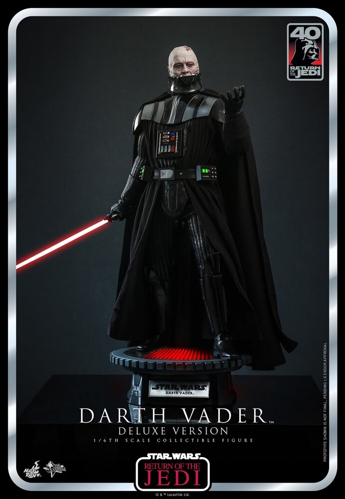 Hot Toys Star Wars: Return of the Jedi 40th Anniversary Action Figure 1/6 Deluxe Version Darth Vader 35 cm Hot Toys Star Wars: Return of the Jedi 40th Anniversary Action Figure 1/6 Deluxe Version Darth Vader 35 cm
