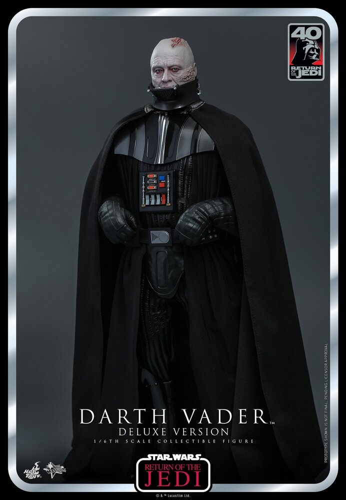 Hot Toys Star Wars: Return of the Jedi 40th Anniversary Action Figure 1/6 Deluxe Version Darth Vader 35 cm Hot Toys Star Wars: Return of the Jedi 40th Anniversary Action Figure 1/6 Deluxe Version Darth Vader 35 cm
